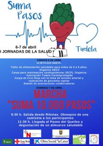 Cartel Marcha Suma Pasos Tudela 2019