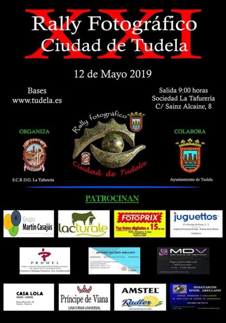Cartel Rally Ciudad de Tudela