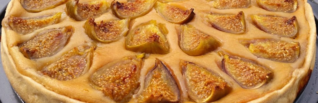 Tarta de higos y almendra